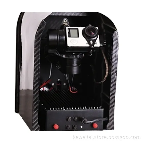 Mesh Relay Unit Added with Drone for Long Distance Surveillance and Patrol